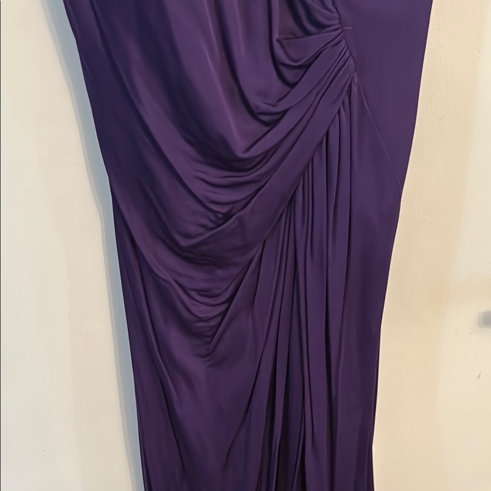 JVN by Jovani Elegant Purple Evening Dress